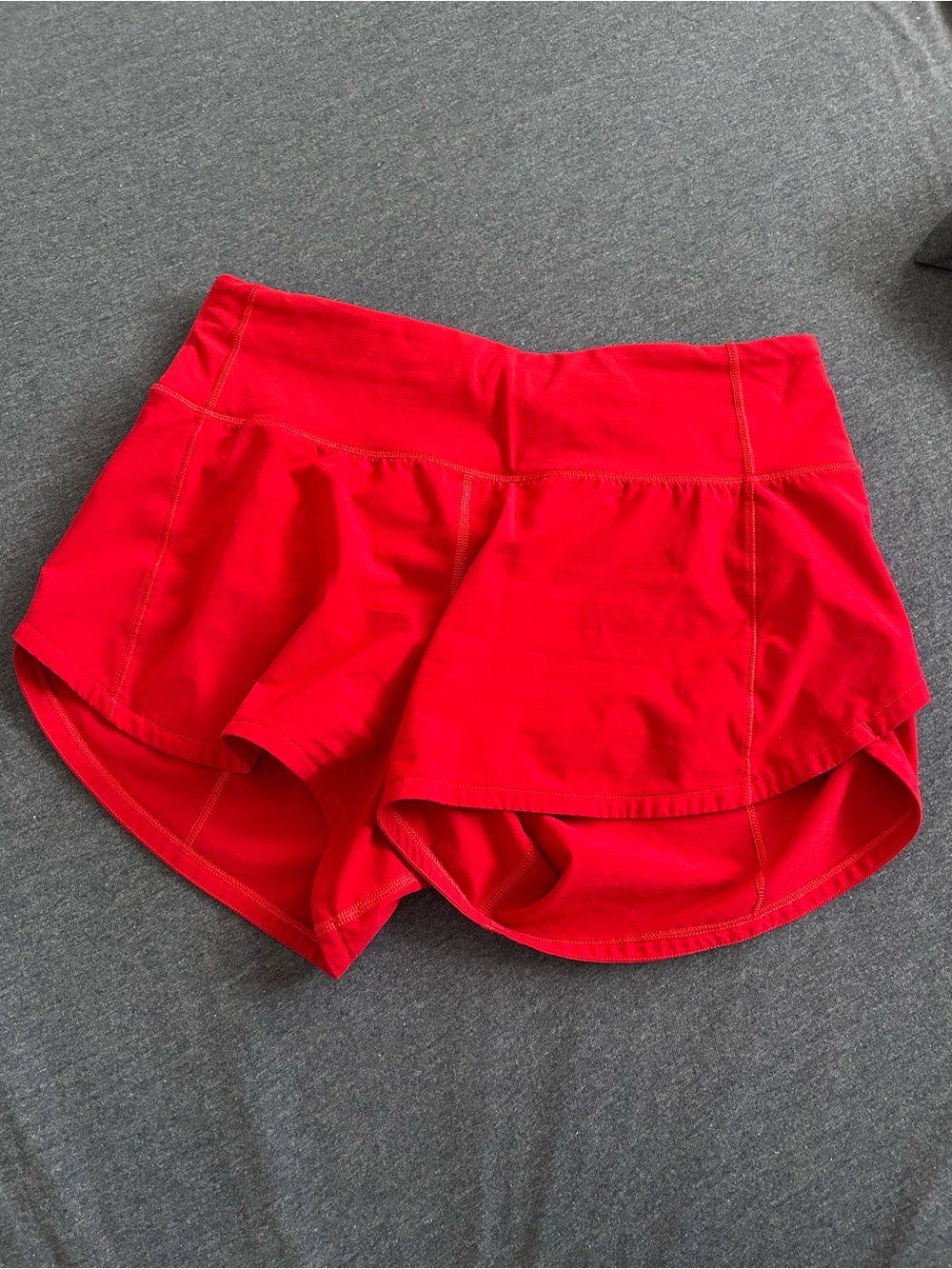 lululemon athletica Dark Red Speed Up Athletic Shorts
